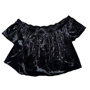 Forever21 Plus Sizes Off The Shoulder Velvet Top Women 3X